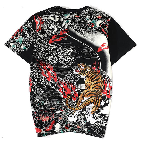 "Dragon Fly" Unisex Men Women Streetwear Graphic T-Shirt
