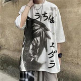 "White Ghost" Unisex Men Women Streetwear Graphic T-Shirt