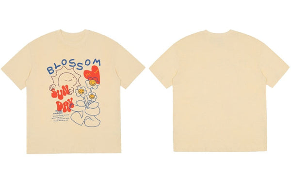 "Blossom" Men Women Streetwear Unisex Graphic T-Shirt