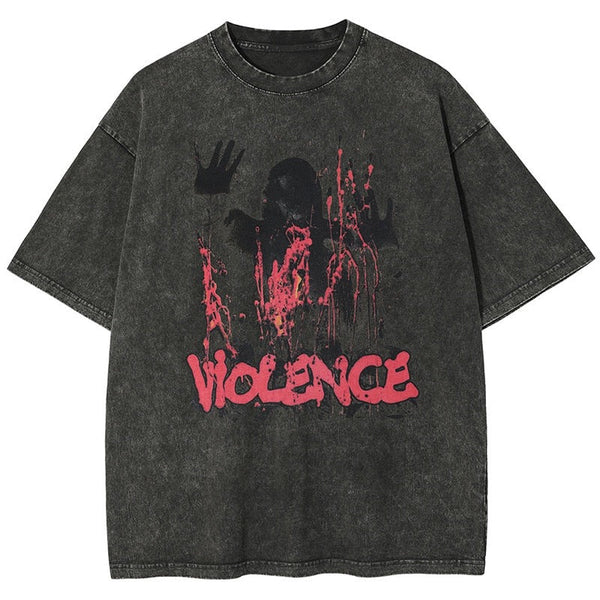 "Only Violence" Unisex Men Women Streetwear Graphic T-Shirt