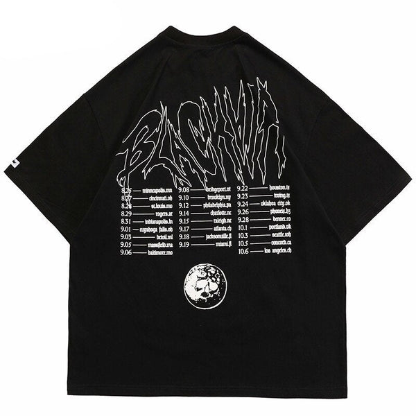 "Moon Slayer" Unisex Men Women Streetwear Graphic T-Shirt