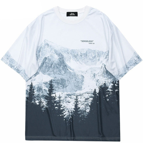 "Mountain Climb" Unisex Men Women Streetwear Graphic T-Shirt