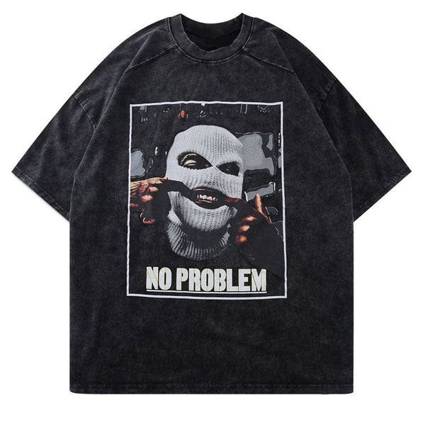 "No Problem" Unisex Men Women Streetwear Graphic T-Shirt