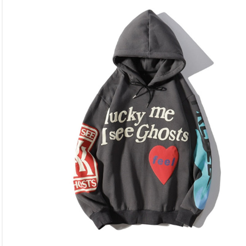"Lucky Me" Unisex Men Women Streetwear Graphic Hoodie
