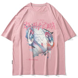 "Open Heart" Unisex Men Women Streetwear Graphic T-Shirt