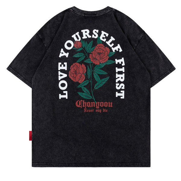 "Love Yourself" Unisex Men Women Streetwear Graphic T-Shirt