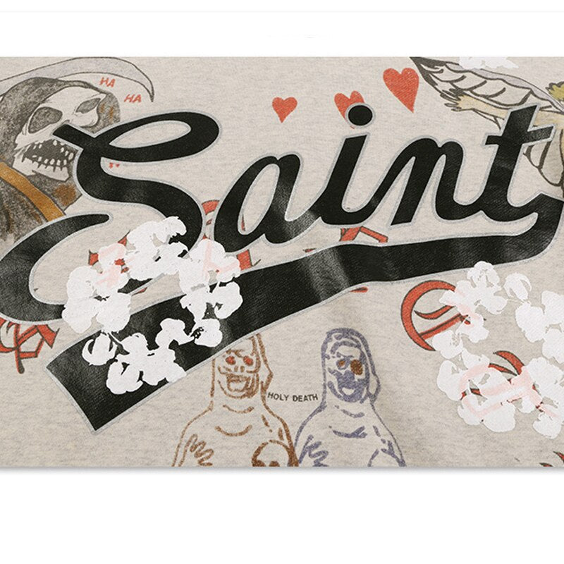 "Mr Saint" Unisex Men Women Streetwear Graphic Hoodie