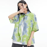 "Green Beach" Unisex Men Women Streetwear Graphic Shirt