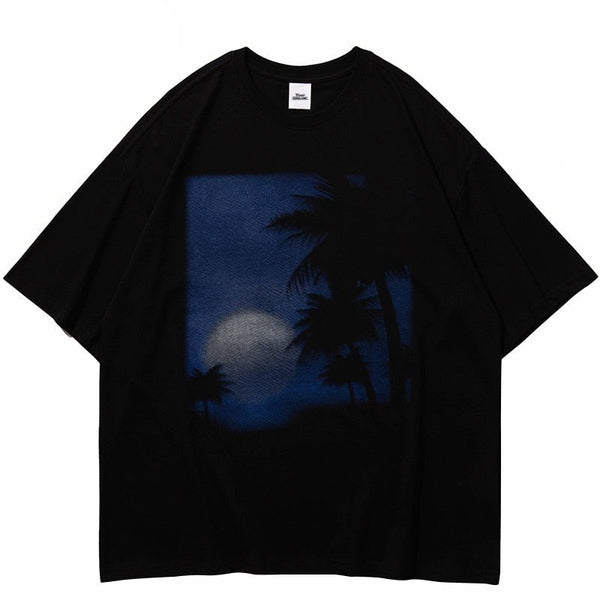 "Midnight Swim" Unisex Men Women Streetwear Graphic T-Shirt