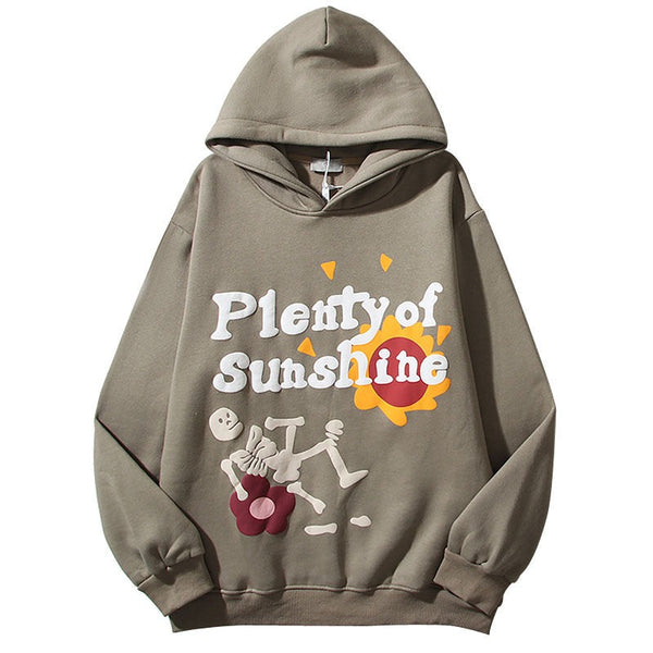 "Plenty Of Sunshine" Unisex Men Women Streetwear Graphic Hoodie