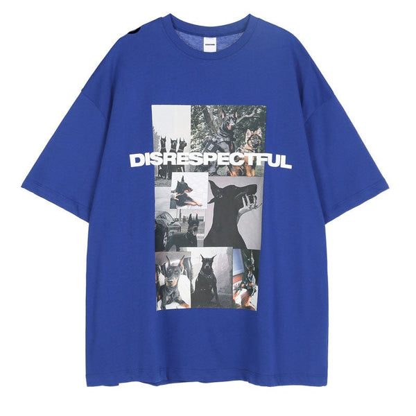 "Disrespectful" Unisex Men Women Streetwear Graphic T-Shirt