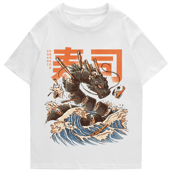 "Water Waves" Men Women Streetwear Unisex Graphic T-Shirt