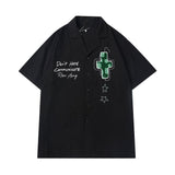 "Don't Hate" Button Up Unisex Men Women Streetwear Shirt