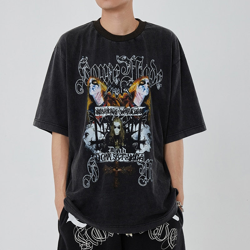 "Teenage Rock" Unisex Men Women Streetwear Graphic T-Shirt