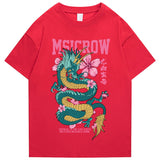 "Peace Dragon ll" Men Women Streetwear Unisex Graphic T-Shirt