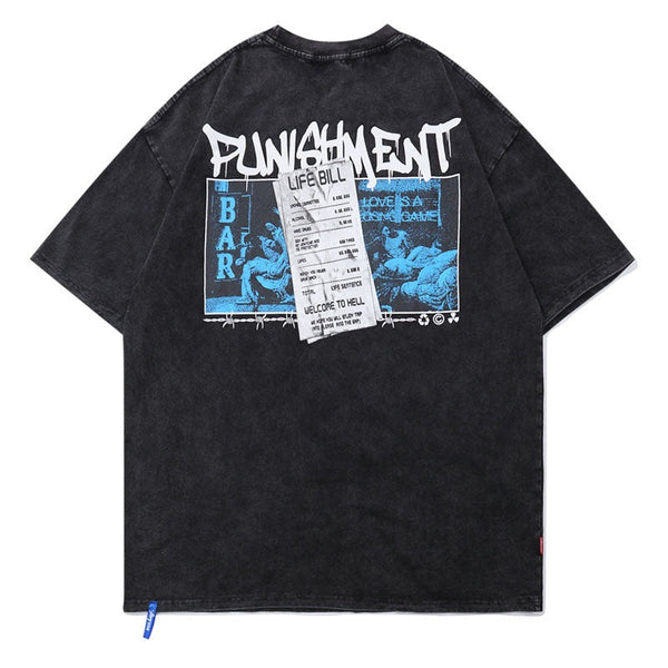 "The Punishment" Unisex Men Women Streetwear Graphic T-Shirt