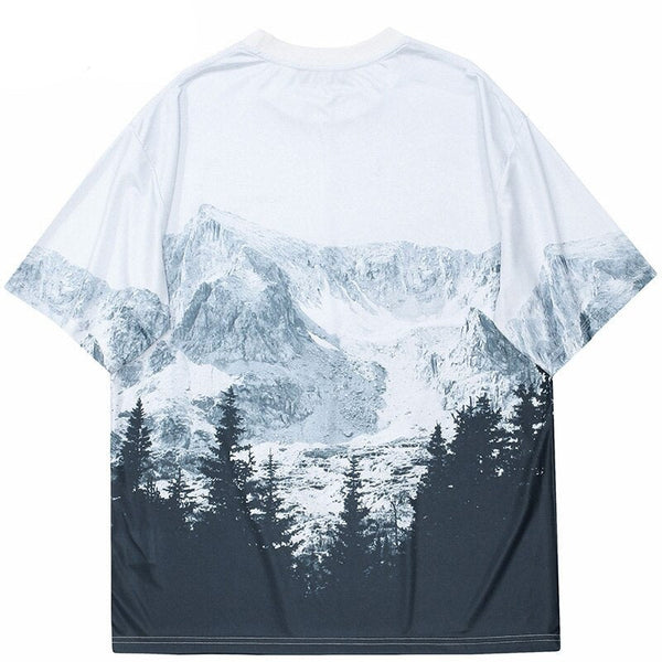 "Mountain Climb" Unisex Men Women Streetwear Graphic T-Shirt