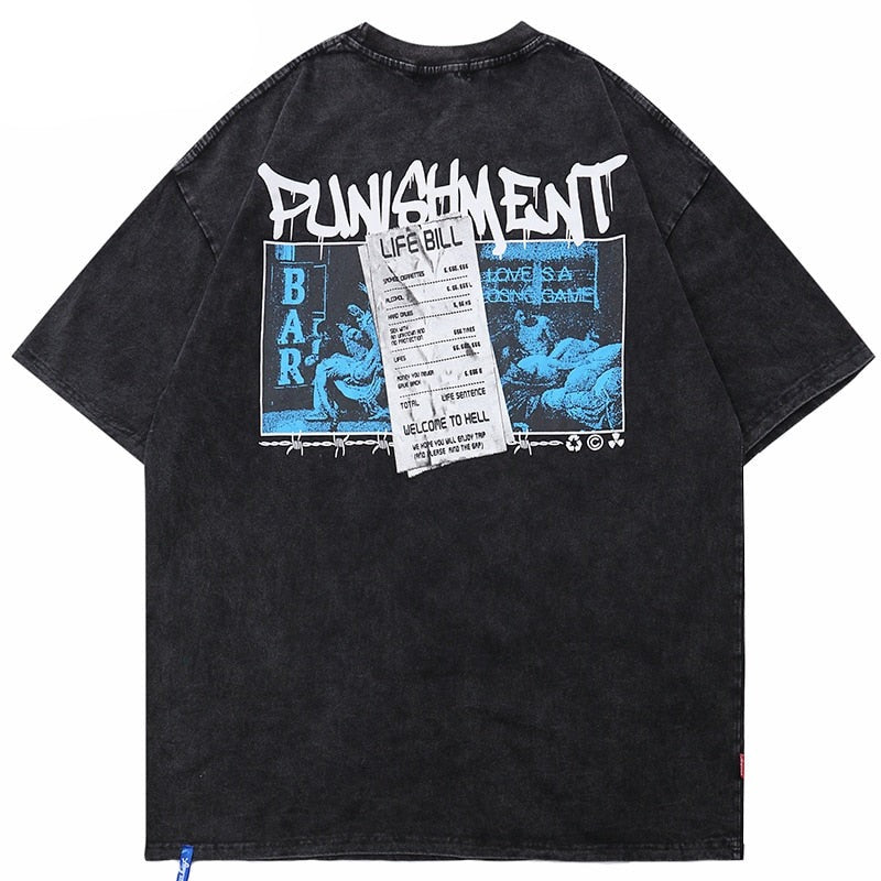 "My Punishment" Unisex Men Women Streetwear Graphic T-Shirt