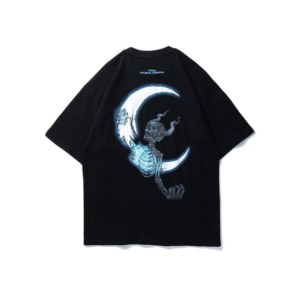 "Waves" Streetwear Hip Hop Men Women Unisex Graphic T-Shirt